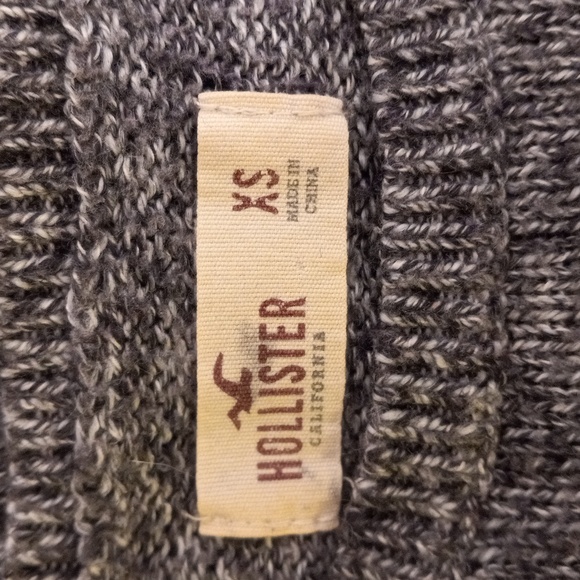 Hollister XS Sweater Gray White Wild Cat - Picture 8 of 8